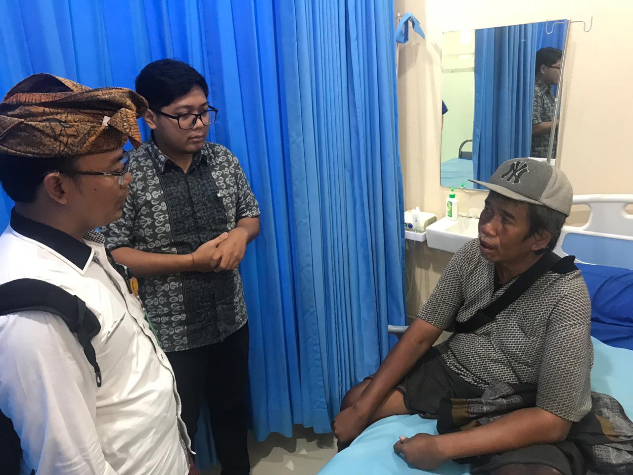Menindaklanjuti pengaduan terkait penjual bunga di Jl Teuku Umar