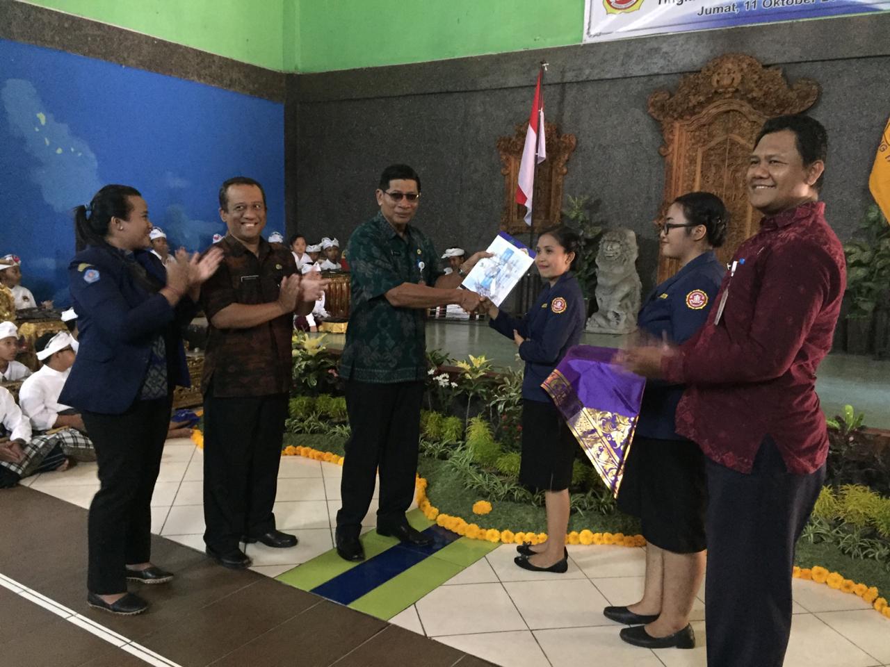 Evaluasi dan Kunjungan Lapangan Tim Penilai Karang Taruna Teladan Tingkat Kota Denpasar tahun 2019 d