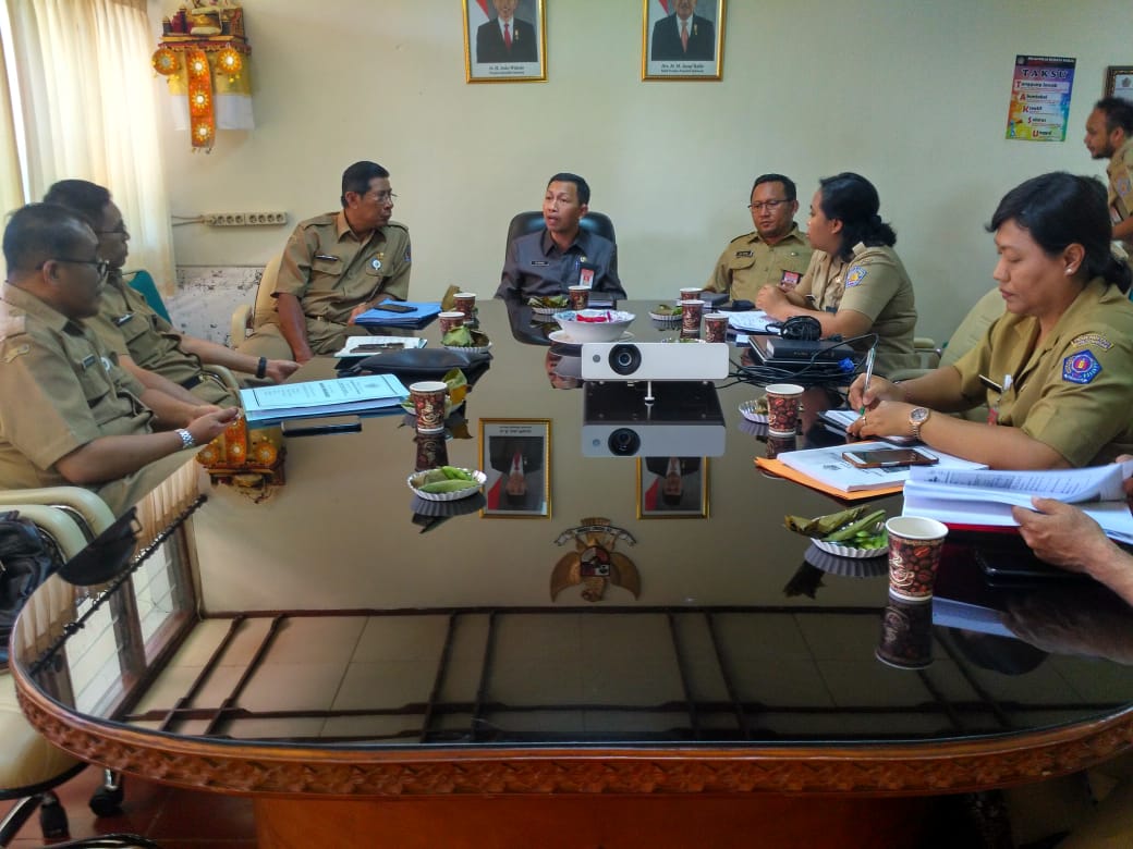 Rapat Koordinasi Pembentukan UPTD Pusat Layanan Disabilitas di Ruang Rapat Bagian Organisasi Provins