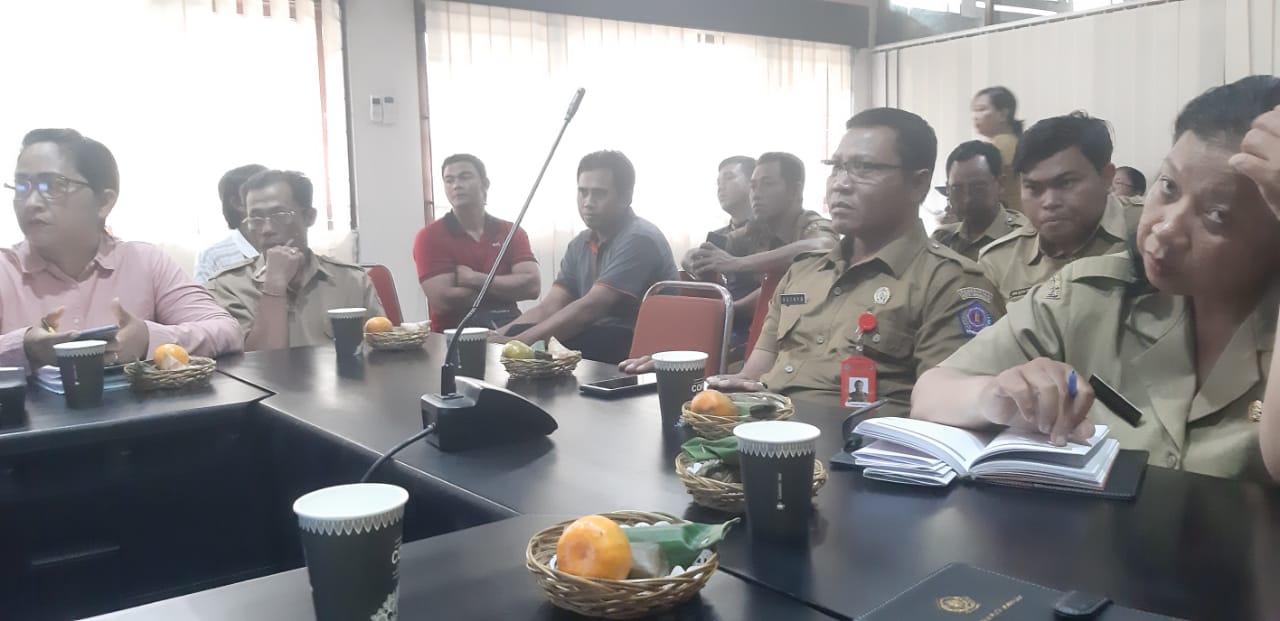 Rapat persiapan bedah rumah untuk kec. Denut dan dentin 19 unit di dinas perkim