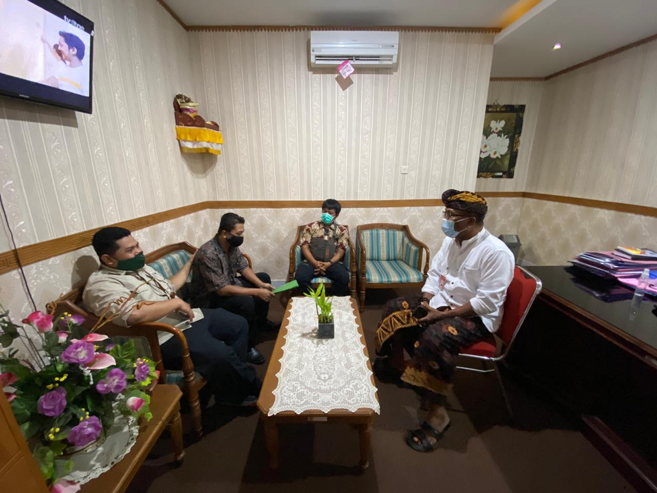 Kunjungan dari Direktorat Perlindungan Sosial Korban Bencana Alam Kemensos RI