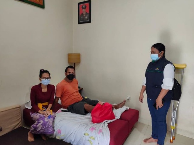 Bantuan Sembako dari K3S Kota Denpasar 