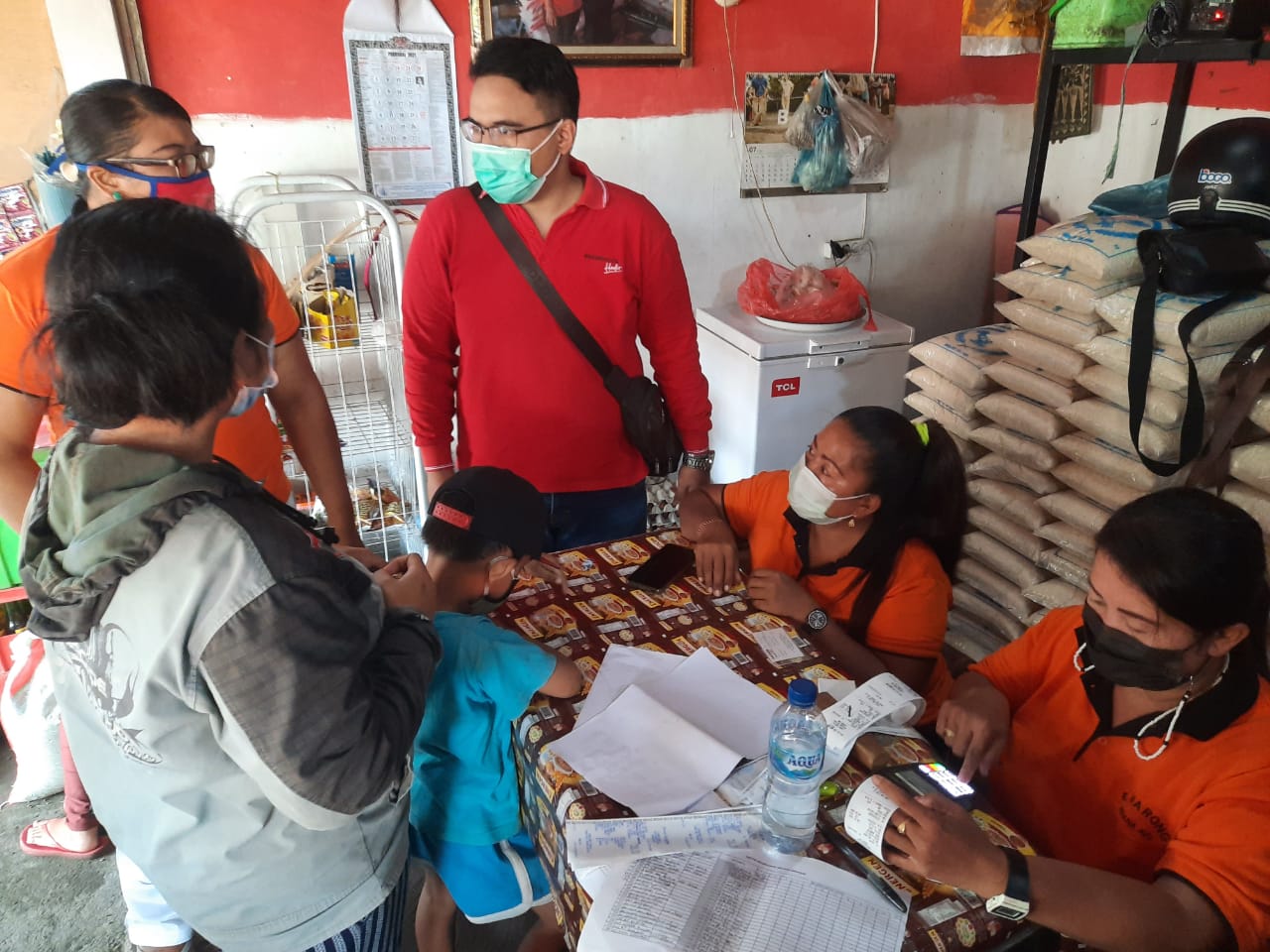 Penyaluran BPNT E-Warung