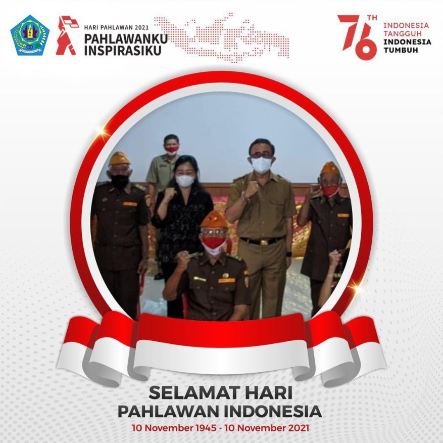 Peringatan Hari Pahlawan ke-76 Tahun 2021 mengusung Tema 