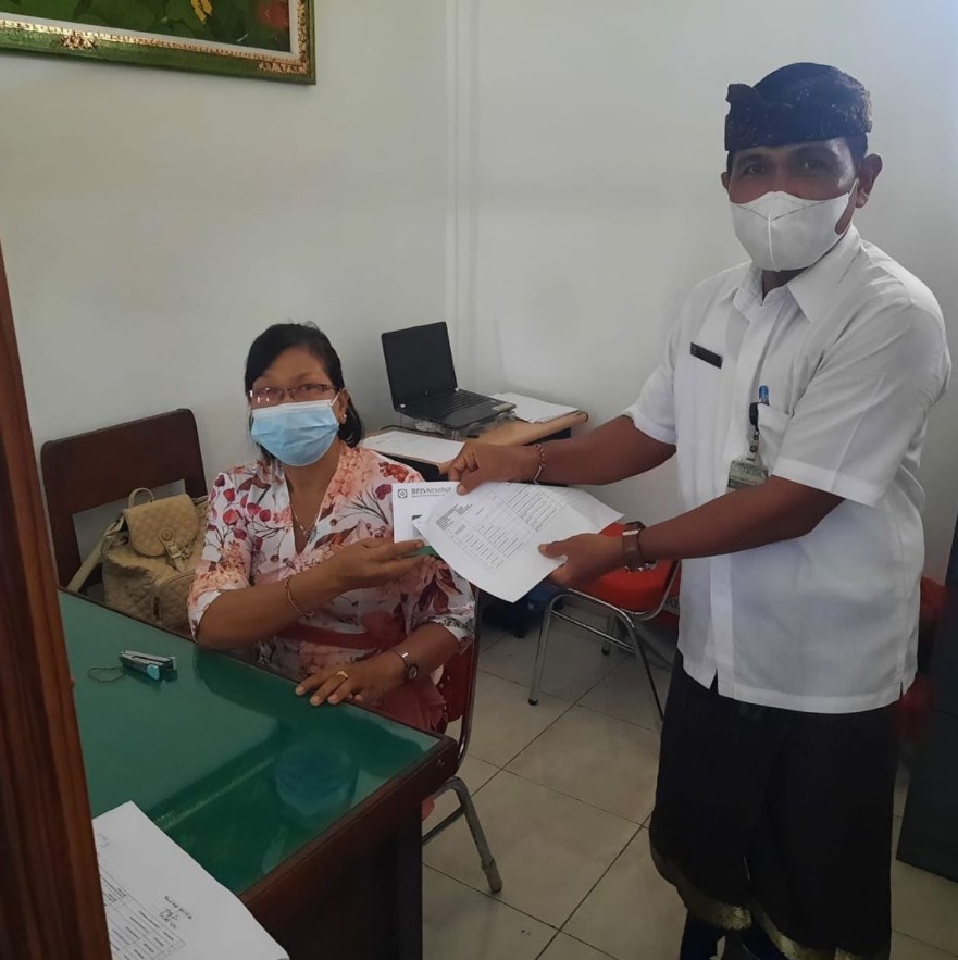 Pendistribusian Kartu JKN KIS PBI APBD Desa Penatih