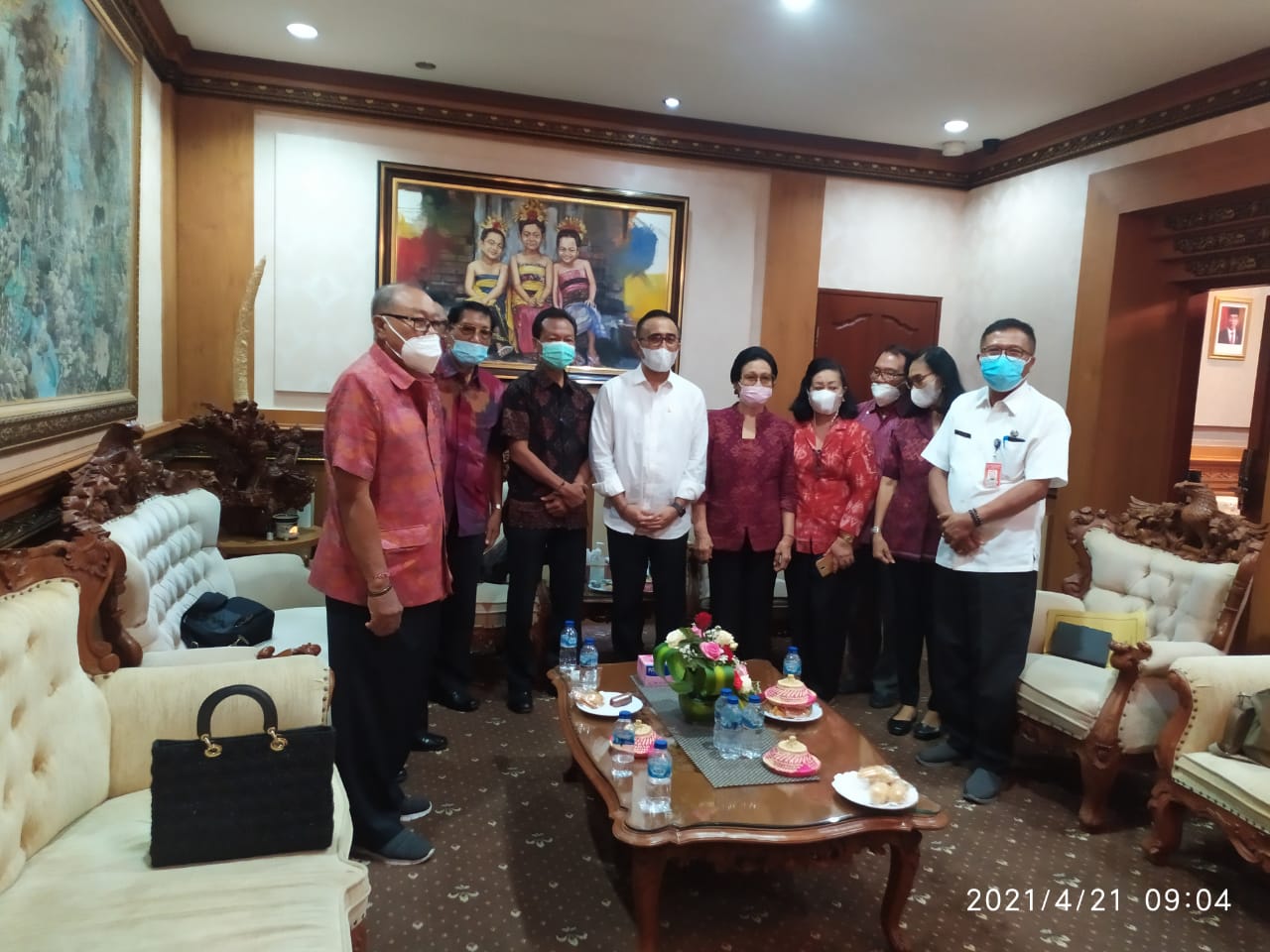 Audiensi dari PWS terkait Pelantikan Kepengurusan Baru