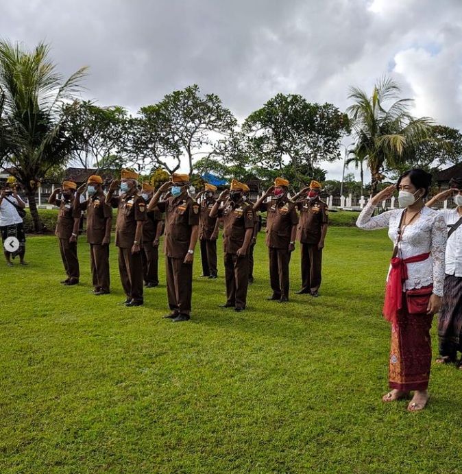 Upacara Pengabadian Veteran PKRI di TMP Pancakatirta