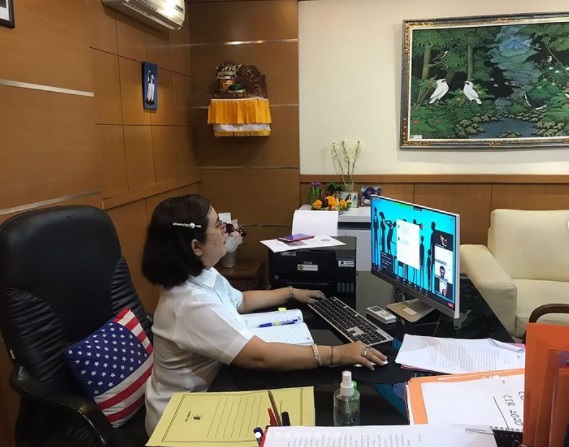 Zoom Meeting bersama Konferensi International OxFam