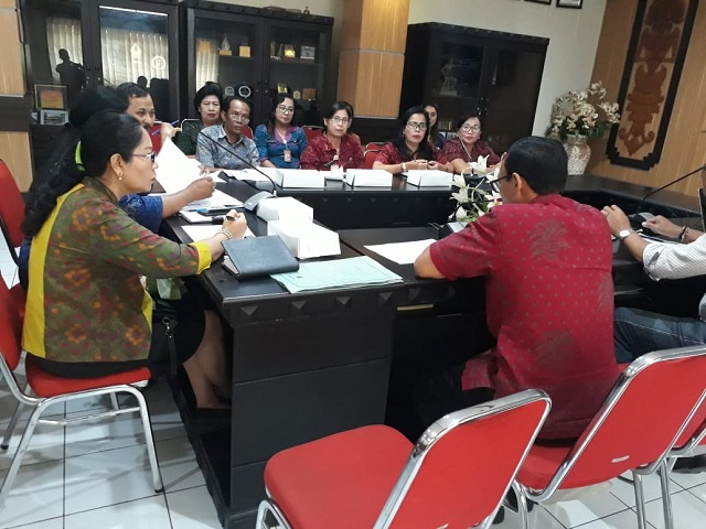 Rapat Verifikasi Data dan Validasi Data pada Aplikasi E-RTLH Dinas Perkim
