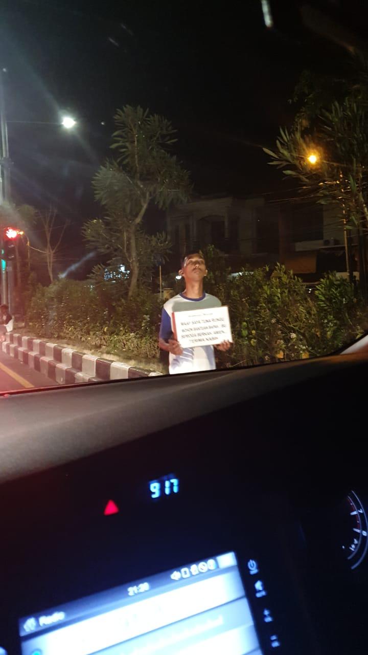PENANGANAN 2  (DUA) ORANG TUNA RUNGU YANG MEMINTA SUMBANGAN DI JALAN IMAM BONJOL 