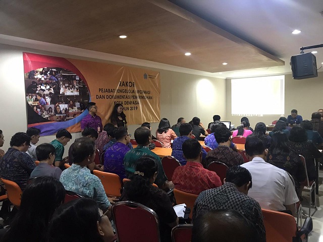 Rapat Koordinasi Pengelola Informasi dan Dokumentasi Pemkot Denpasar