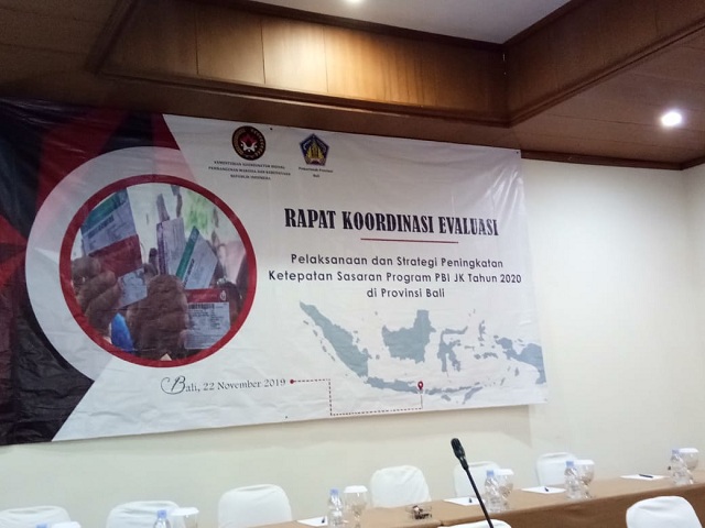 Rapat Koordinasi Evaluasi Ketepatan Penerima JKN PBI APBN