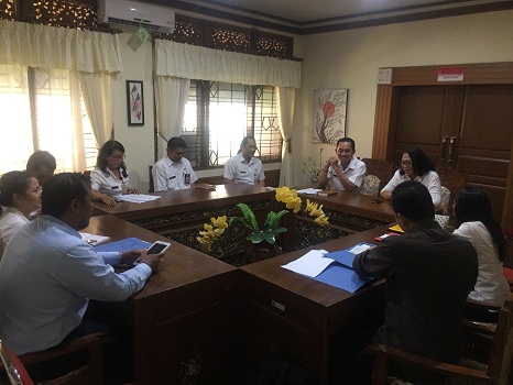 Rapat Konsultasi dengan Tim Bagian Hukum Terkait PERWALI di Lingkungan Dinas Sosial Kota Denpasar
