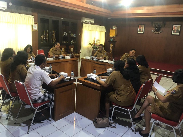Rapat Seksi Bhakti Sosial dalam rangka HUT Kota Denpasar 