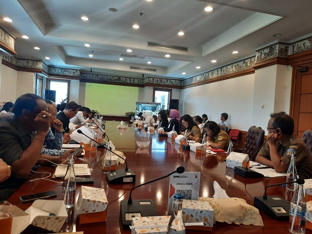 Video Conference Sosialisasi Program Sembako dari Kemensos RI