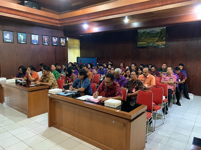 Rapat Koordinasi Seluruh Bidang Dinas Sosial Kota Denpasar