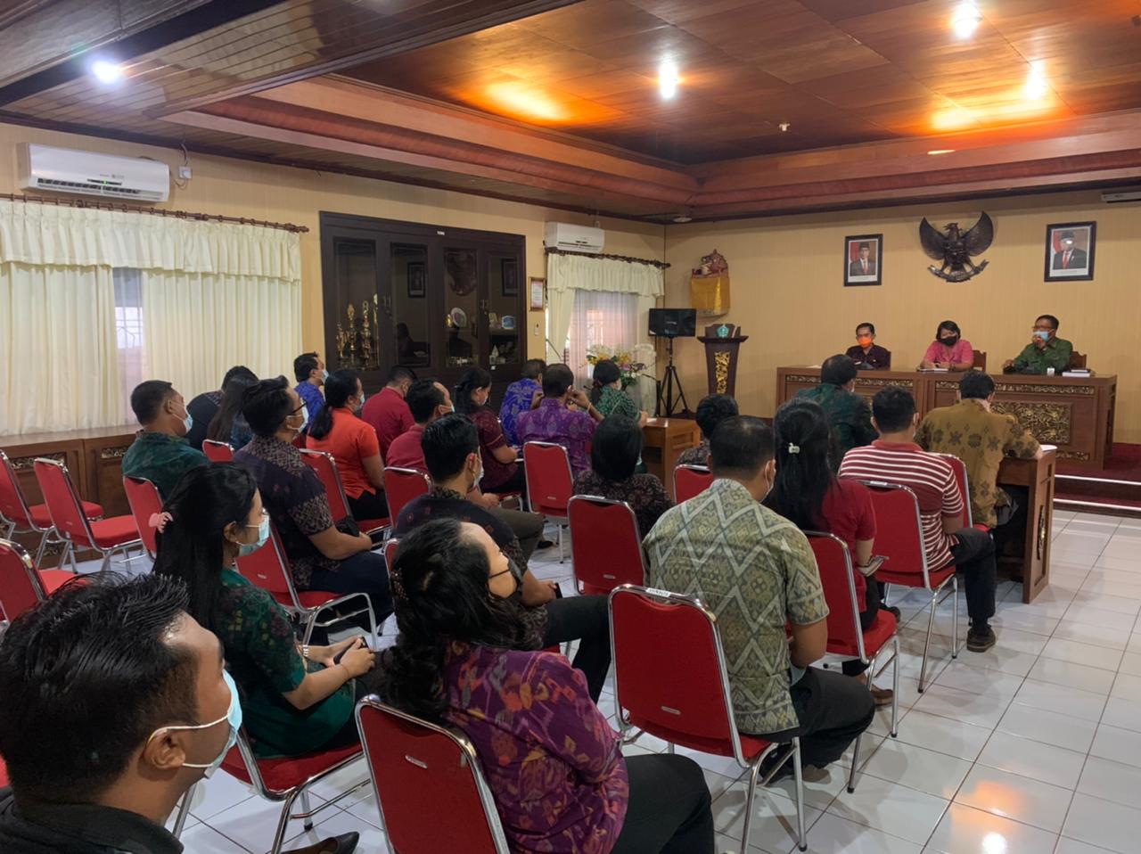 Rakor Intern Terkait Perubahan Nomenklatur Baru