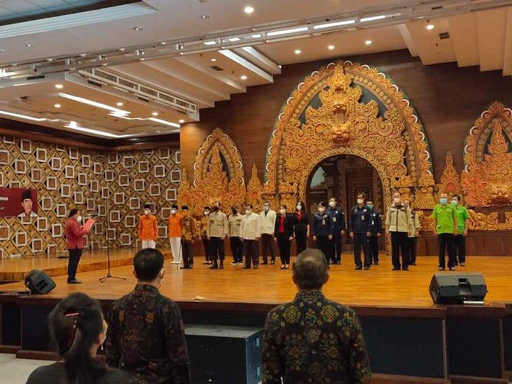 Acara Pengukuhan Pengurus Pilar-Pilar Sosial Kota Denpasar Masa Bakti 2020-2025