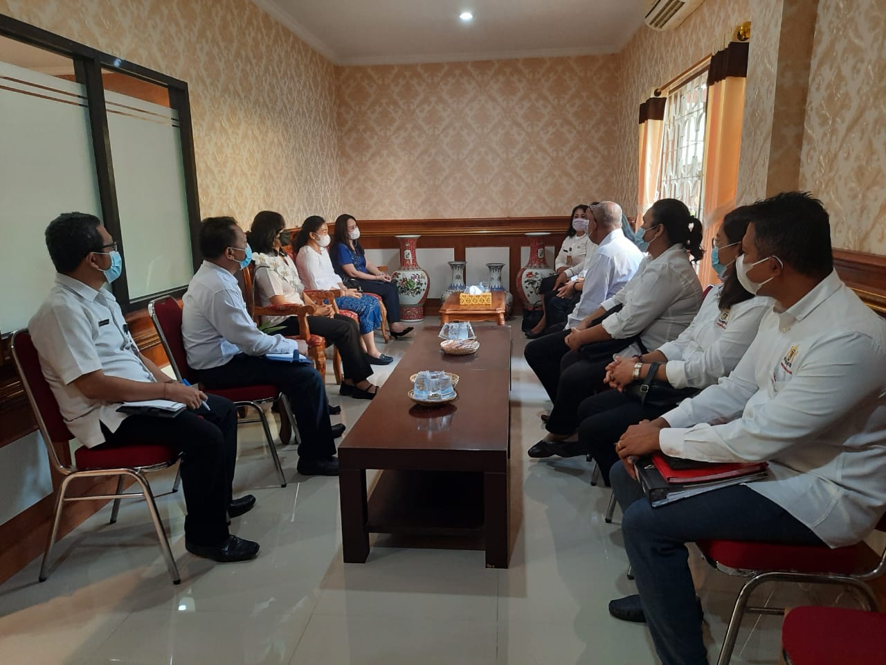 Ketua dan Wakil Ketua K3S menerima Audiensi KADIN Denpasar