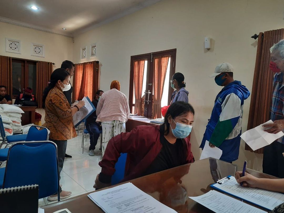 Pemantauan BSB-BPNT Non PKH PPKM Tahun 2021 di Desa Pemogan