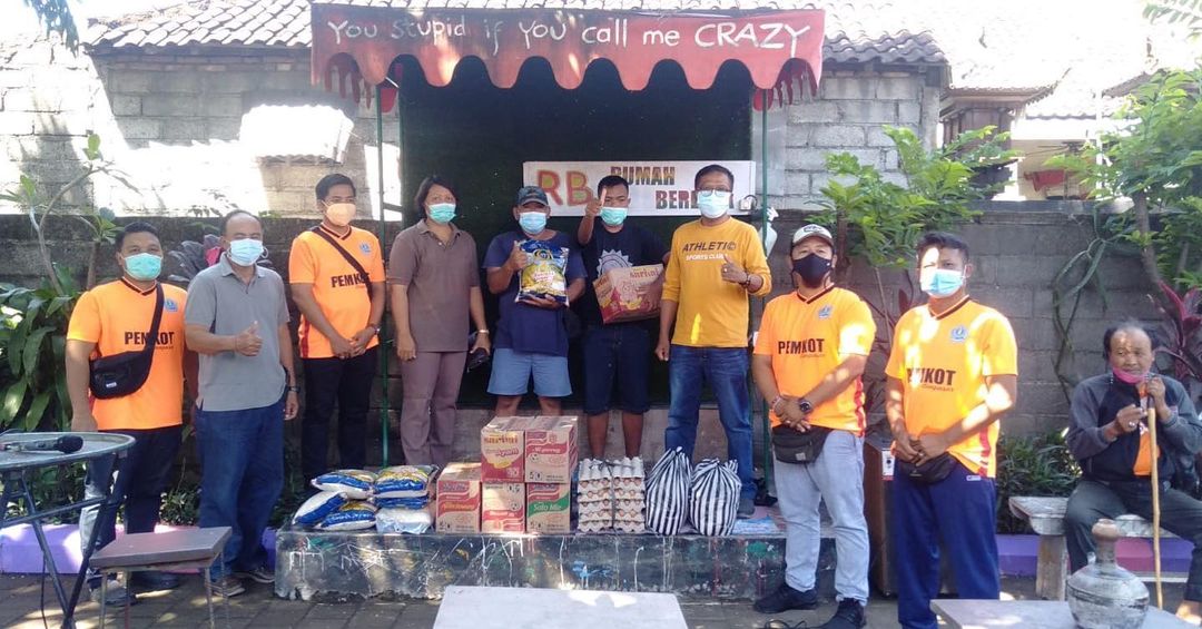 Penyerahan Sembako untuk Rumah Berdaya dari PSB Kota Denpasar