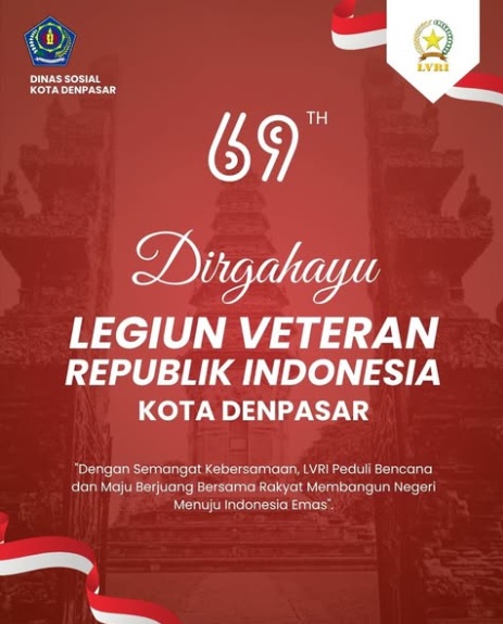 HUT Legiun Veteran RI Kota Denpasar ke-69
